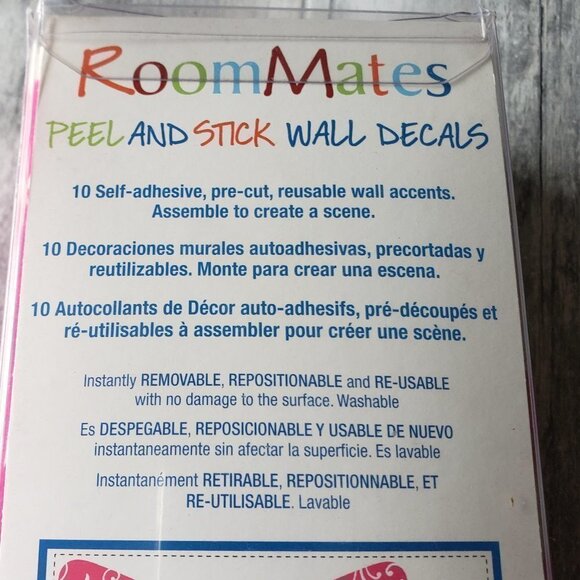 RoomMates Peel & Stick Wall Decals Flocked Butterflies In Pink - Picture 3 of 5